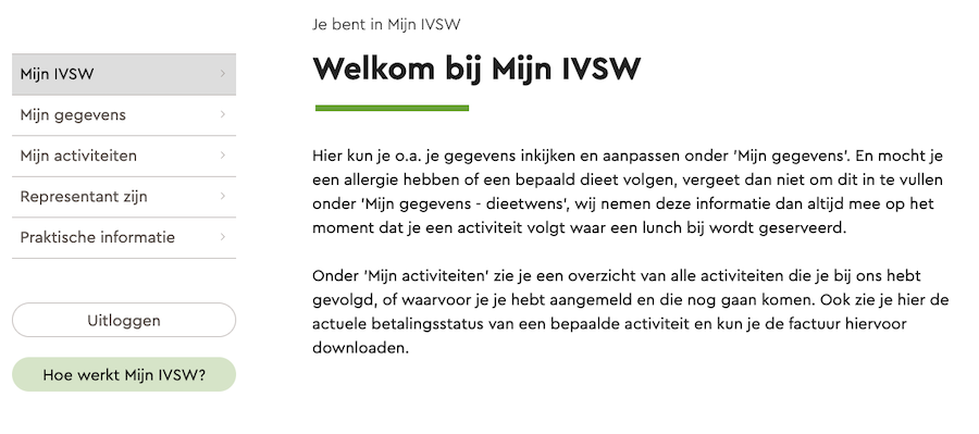 Hoe werkt mijn IVSW-3